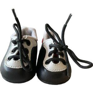 Vintage Pleasant Company American Girl Doll Black & Red Sports Shoes Cleats